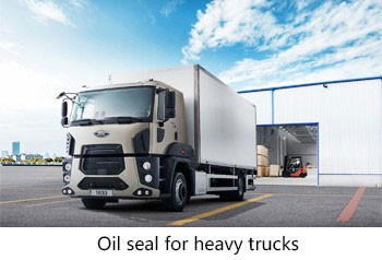 Oil seal for heavy trucks